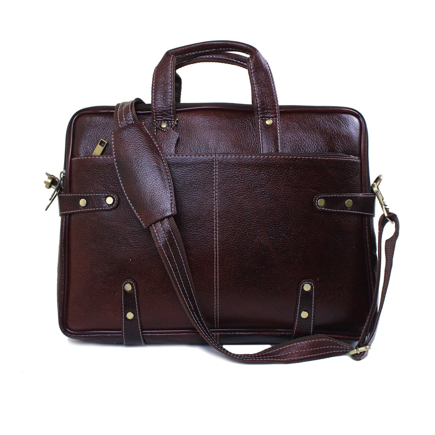 Genuine Real Leather Laptop Bag 16 inches Briefcase Men/Women Handmade Messenger Adjustable Shoulder Bag for Business Office Travel Genuine Real Leather Laptop Bag 16 inches Briefcase Men/Women Handmade Messenger Adjustable Shoulder Bag for Business Office Travel